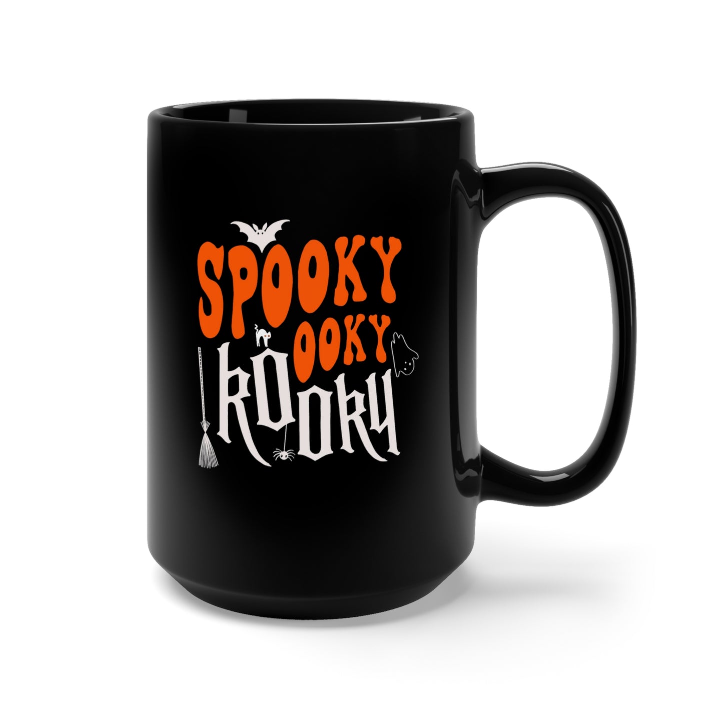 Spooky Ooky Kooky Black Mug 15oz