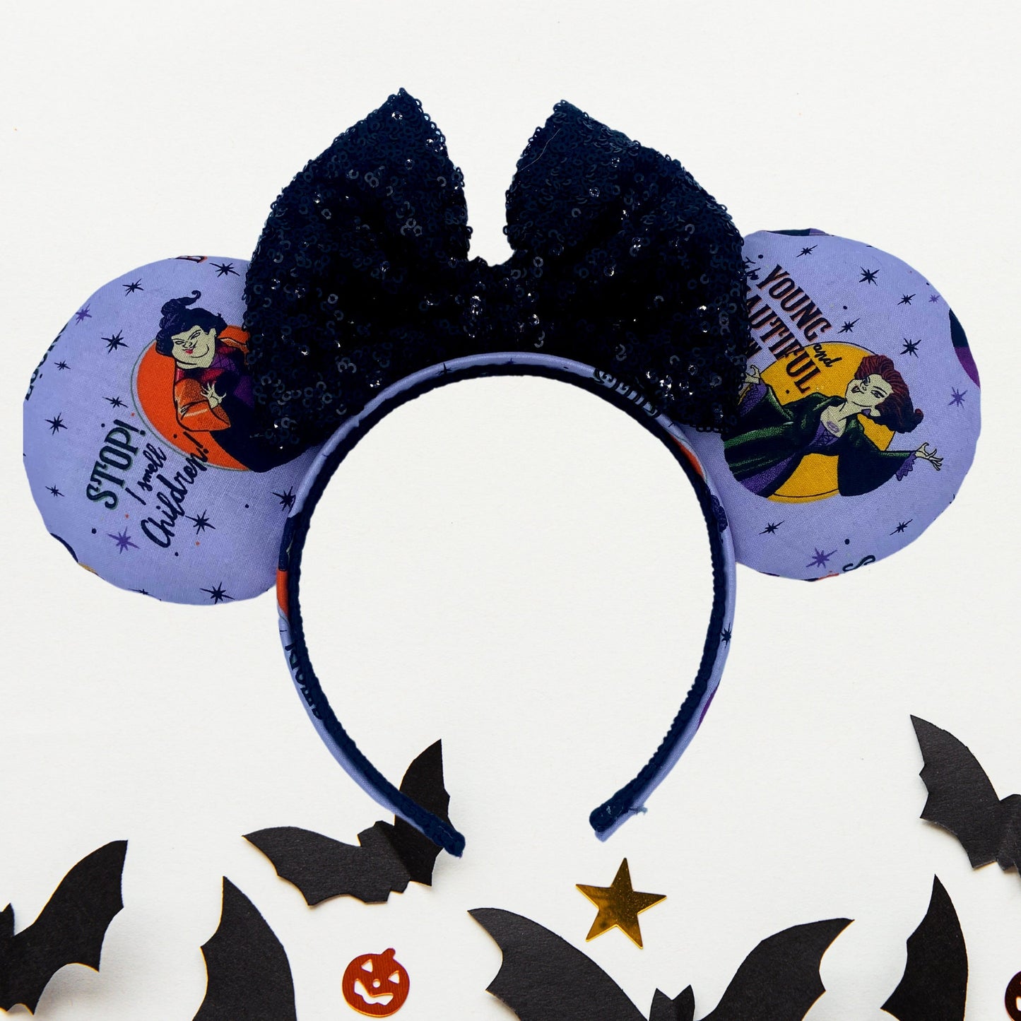 Purple Hocus Pocus Minnie Mouse Ears | Halloween Disney Ears