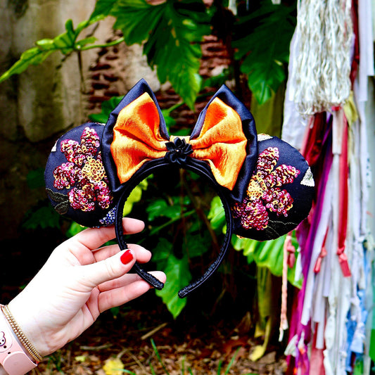 Coco Inspired Floral Minnie Ears | Halloween Disney Ears